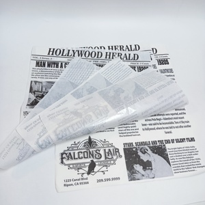 SP998 Carta da Imballaggio Alimentare Antigrasso per Deli/Contenitori, Stile Novità, per Burger e Sandwich - Offerta Speciale - Product Image 2