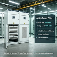 Armoire APF industrielle pour la suppression des harmoniques 2-50 et le contrôle du courant de ligne nul, optimisation de la distribution d'énergie commerciale