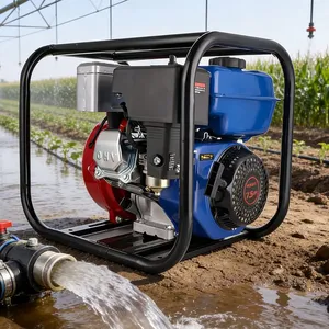 Pompe à eau à moteur essence haute pression de 3 pouces, 7,5 CV avec réservoir de carburant pour l'irrigation et le transfert d'eau - Product Image 6