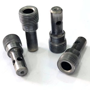 Écrou en T creux à un trou, tige de connexion à filetage externe en acier au carbone 45H Grade A, zingué, sur mesure - Product Image 1