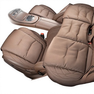 Nouvelle <span class=keywords><strong>Coussin</strong></span> de Siège de Voiture OLIVER Universel Quatre Saisons en Cuir Nappa et Coton Velours pour BMW Mercedes-Benz Audi 2024 - Product Image 1