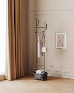 Moderno nórdico ligero de lujo muebles para el hogar dormitorio montado en el suelo estante para ropa desmontable abrigo estante colgante sala de estar de almacenamiento - Product Image 5