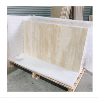 Dalle de carrelage en travertin blanc classique importée Beige Natur piscine extérieure moderne polie coupée à la taille 60*30cm hôtels de 1 an