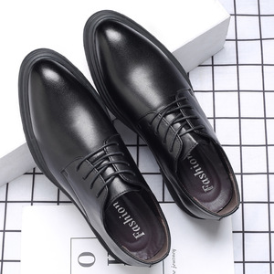 Formal lee Cooper 38-44 EVA Rubber <strong>Black</strong> Office <strong>Boots</strong> for <strong>Men</strong> Official Shoes for <strong>Men</strong> Wet Look <strong>Men's</strong> Leather Shoes - Product Image 2