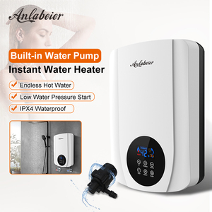 5500W OEM ODM Booster <b>Pump</b> Touch Panel Constant Temp ELCB Instant <b>Electric</b> Tankless Hot <b>Water</b> Heater Shower Bathroom - Product Image 1