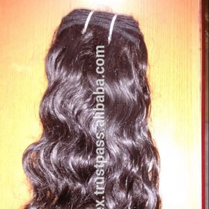 Extensión de pelo indio sin procesar recto Remy virgen superventas de un donante 100% pelo humano que se desprende gratis de la India - Product Image 6