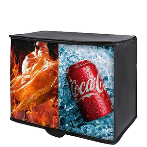 Premium Quality Insulated Thermal Polyester Handled Fashion Shopping Cooler Bag Letter Pattern Waterproof Foldable 30L Capacity - Product Image 3