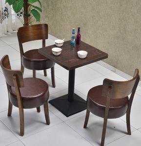 Muebles de Cafetería de Moda, Mesas de Restaurante Usadas Baratas y Sillas de Cuero - Product Image 4