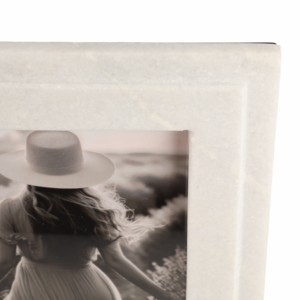 Cornice Rettangolare Moderna in Marmo 5x7 Pollici, Cornice Decorativa da Tavolo e da Parete - Product Image 6
