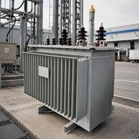 Transformateur de puissance immergé dans l'huile 35 kV, refroidissement ONAN, bobinage en cuivre, fournisseur de transformateurs de distribution électrique