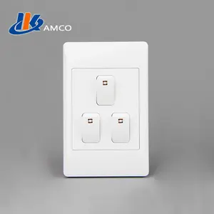 3-LEVER 1-WAY SWITCH 2X4 C/W COVER PLATE IEC Sertifikat