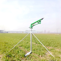 Aspersor grande Titans, rociador de pistola de lluvia de largo alcance, 100m para sistema de riego de jardín agrícola