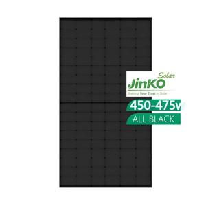 แผงโซลาร์เซลล์โมโนคริสตัลไลน์ <span class=keywords><strong>Jinko</strong></span> All Black Reliable 450W 460W 475W คุณภาพสูง ราคาคุ้มค่า 96 เซลล์ - Product Image 1