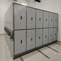 Sistemas de Archivo Móviles de Alta Densidad con Estructura KD, Estanterías Metálicas Modernas Ajustables para Hogar, Oficina, Escuela, Banco y Almacén