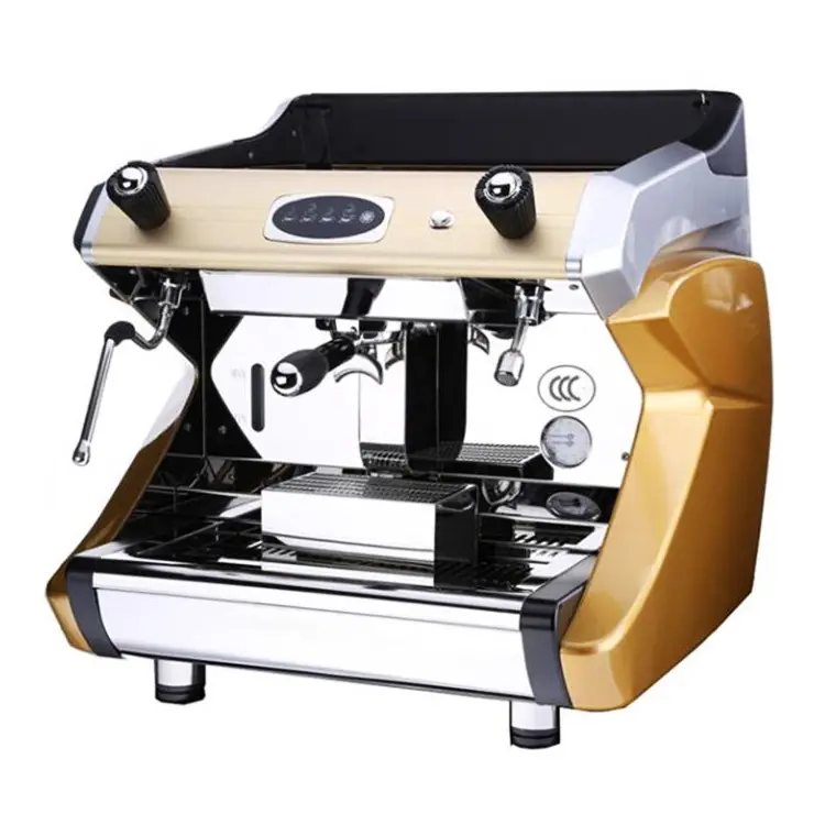 120 कप/एच वाणिज्यिक अच्छी गुणवत्ता अर्ध स्वचालित इतालवी एस्प्रेसो कॉफी मशीन निर्माता
