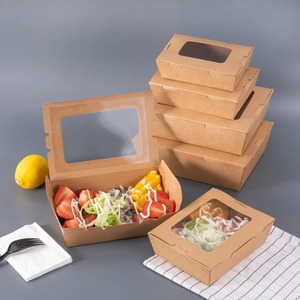 Contenants en papier jetables personnalisés pour les nuggets de poulet, emballage pour la restauration rapide - Product Image 2