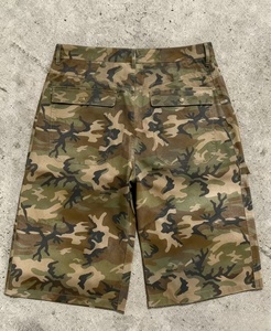 Men's Camouflage Bermuda <b>Shorts</b> Mid Waist Button Fly Casual Style 100% <b>Polyester</b> Oxford Fabric Breathable Pockets - Product Image 2