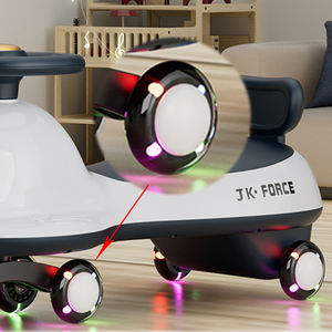 ライトアップスライドプラスチックウィグルカー子供用ハッピーツイストウィグルカー1-7年PUホイールライドオンカー - Product Image 5