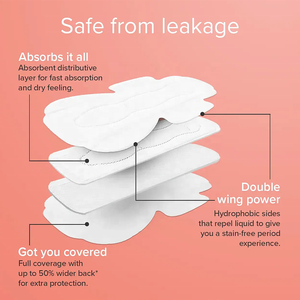 Ánh sáng như một chiếc lông siêu mỏng bông dùng một lần khăn ăn vệ sinh với tính năng siêu thấm để sử dụng dễ dàng vào những ngày đặc biệt - Product Image 2