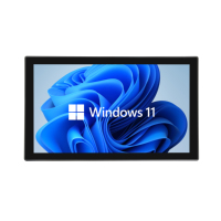 Panel PC intégré de 21.5 pouces avec moniteur tactile résistif capacitif plan pur moniteur LCD industriel en stock