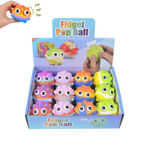 Balles à presser en silicone Jouets anti-stress pour adultes et adolescents Jouet sensoriel pour les doigts et les mains Jouets de bureau silencieux - Product Image 5