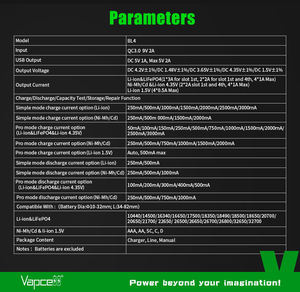 <span class=keywords><strong>Chargeur</strong></span> <span class=keywords><strong>de</strong></span> batterie rechargeable à 4 fentes QC3.0 9V 2A <span class=keywords><strong>Testeur</strong></span> <span class=keywords><strong>de</strong></span> capacité <span class=keywords><strong>de</strong></span> <span class=keywords><strong>chargeur</strong></span> intelligent pour batteries 18650 26650 32700 18500 14500 - Product Image 2