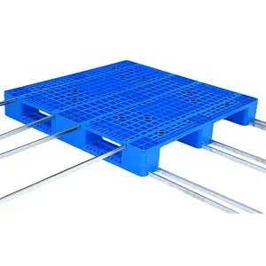 Euro Single-Faced Pallet With 4-Way Entry Type For Logistic Transport And Warehouse Storage-Plastic Pallet Factory Product