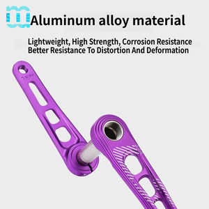 SeeMore ODM/OEM Pédalier de vélo pliant 170mm 130 BCD Monovitesse Rond en Alliage d'Aluminium Ultraléger - Product Image 5