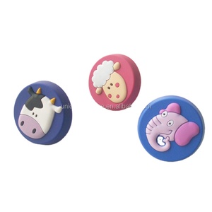 Wholesale Plastic Eco-Friendly Durable <strong>Funky</strong> Cabinet <strong>Knobs</strong> Sweet Cow Cartoon Design Adjustable Furniture for <strong>Drawer</strong> Kids Dresser - Product Image 1