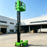 Plateforme élévatrice mobile autopropulsée à mât télescopique pour levage de personnel à grande hauteur