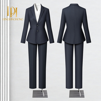 Ensemble de Costume en Laine Authentique pour Femme, Nouveau Style Automne-Hiver 2026, Costume de Travail Formel Haut de Gamme, Ensemble Deux Pièces