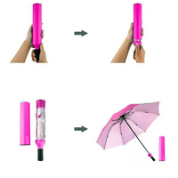Parapluie pliant publicitaire personnalisé avec logo d'entreprise, forme Paraguay, impression manuelle, idéal pour cadeaux et promotion, vente en gros