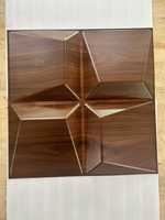 Panel Dinding Plastik PVC Interior 3D Putih Emas Mengkilap Matt Dekorasi Dinding Ruang Tamu Latar Belakang TV Tahan Air Panel Dinding Realistis