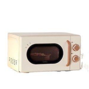 Horno Microondas Midea 20L Tipo Plato Giratorio Control Mecánico Doble Perilla Blanco M20H4 Multifuncional Funcionamiento Silencioso - Product Image 2