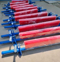 Convoyeur à bande pour mines d'énergie Balayeuse rotative sans puissance Brosse à rouleau en acier nylon résistant à l'usure de forme longue pour le nettoyage des commerces de détail