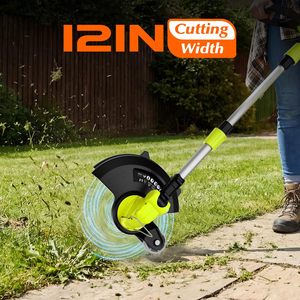 Cordless <b>String</b> Trimmer 21V Brush Battery Weed Wacker Grass for Lawn <b>Garden</b> GT-4003 Brushless Motor Extends Tool Life and Runtim - Product Image 3
