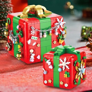 Coffret Cadeau de Noël : Ensemble de Blocs de Construction DIY, Modè<span class=keywords><strong>le</strong></span> de Décoration de Noël <span class=keywords><strong>Père</strong></span> Noël, Vente <span class=keywords><strong>en</strong></span> Gros de Kits de Blocs de Construction - Product Image 4