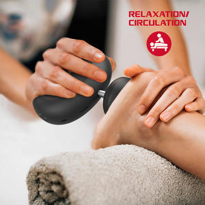 Beheizte Mini Gun Muskel massage pistole Leistungs starker Deep Thera Attachment 4 Massage kopf - Product Image 3