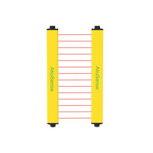 ม่านแสงนิรภัย Akusense SAF30-T1403PC, ประเภท 4 Cat.4 PLe, ระยะห่างระหว่างลำแสง 30 มม., 14 ลำแสง, ความสูง 330 มม., 0-3 ม., PNP, 940 นาโนเมตร - Product Image 2