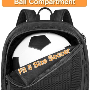 Happypeople – sac d'équipement de sport, imperméable et léger, pour le football, le basketball, le volley-ball, sac à dos de rangement pour ordinateur portable de 16 pouces - Product Image 3
