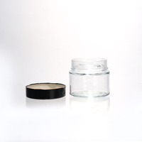 250ml 500ml 1 litre bocal rond en conserve de qualité alimentaire bocal de cuisine bocal scellé en verre avec couvercle à vis en métal