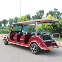 ZYCAR Voiture électrique rétro vintage de qualité supérieure 12 places, berline classique antique