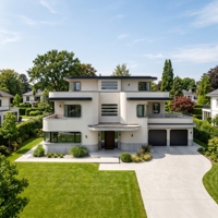 Villa de luxe moderne préfabriquée en structure légère en acier : Hôtel-resort modulaire écologique et maison de vacances