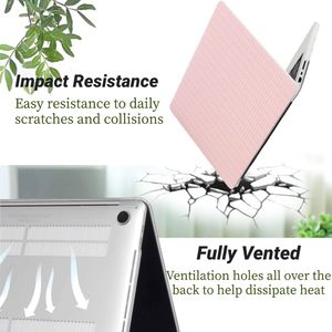Custodia Protettiva Rigida in Tessuto Intrecciato Personalizzata per Laptop <span class=keywords><strong>MacBook</strong></span> Neo 13 Air 13.6 15.3 <span class=keywords><strong>Pro</strong></span> <span class=keywords><strong>14</strong></span> 16 Pollici M5 M4 M3 per Ragazze - Product Image 3