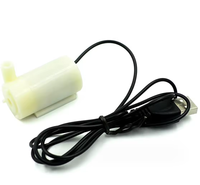 Mini pompe à eau submersible horizontale DC 3V, pompe à eau de fontaine DC3W, mini pompe verticale/horizontale disponible en 4.5V, 5V, 6V
