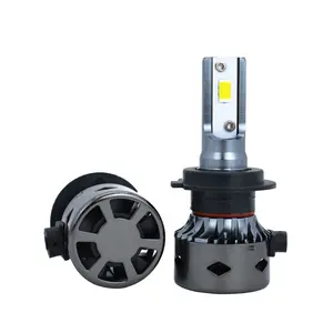 Farol de carro M2 H7 LED Lâmpada 60W H4 H11 9005 9006 Canbus Universal 12V LED Farol automático com ventiladores de chip COB para Audi