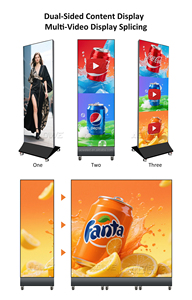 Pantalla LED Portátil P1.86 P2 P2.5, Panel de Video Plegable para Interiores, Ideal para Pósteres y Pancartas, Pantalla Digital LED Portátil para Interiores - Product Image 4