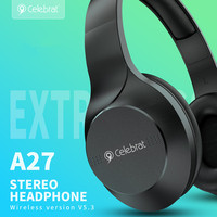 Headset Mikrofon Nirkabel CelebratA27 Stereo HiFi Olahraga IPX-4 Tahan Air Latensi Rendah Stereo HiFi Earphone