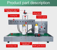 Meilleur Prix – Scelleuse Semi-automatique Électrique à Induction pour Bouteilles et Boîtes de 30-120 mm, Machine de Scellage Continue pour Couvercles en Feuille d'Aluminium – Vente en Gros