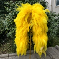 Boa en plumes d'autruche douces, plumes de poussin, plumes moelleuses, vente en gros pour fête, mariage, costume, décoration de scène burlesque